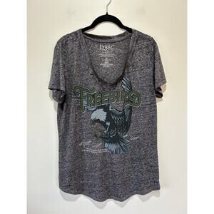 Lyric Free Bird t shirt womens size XL grey graphic music band tour